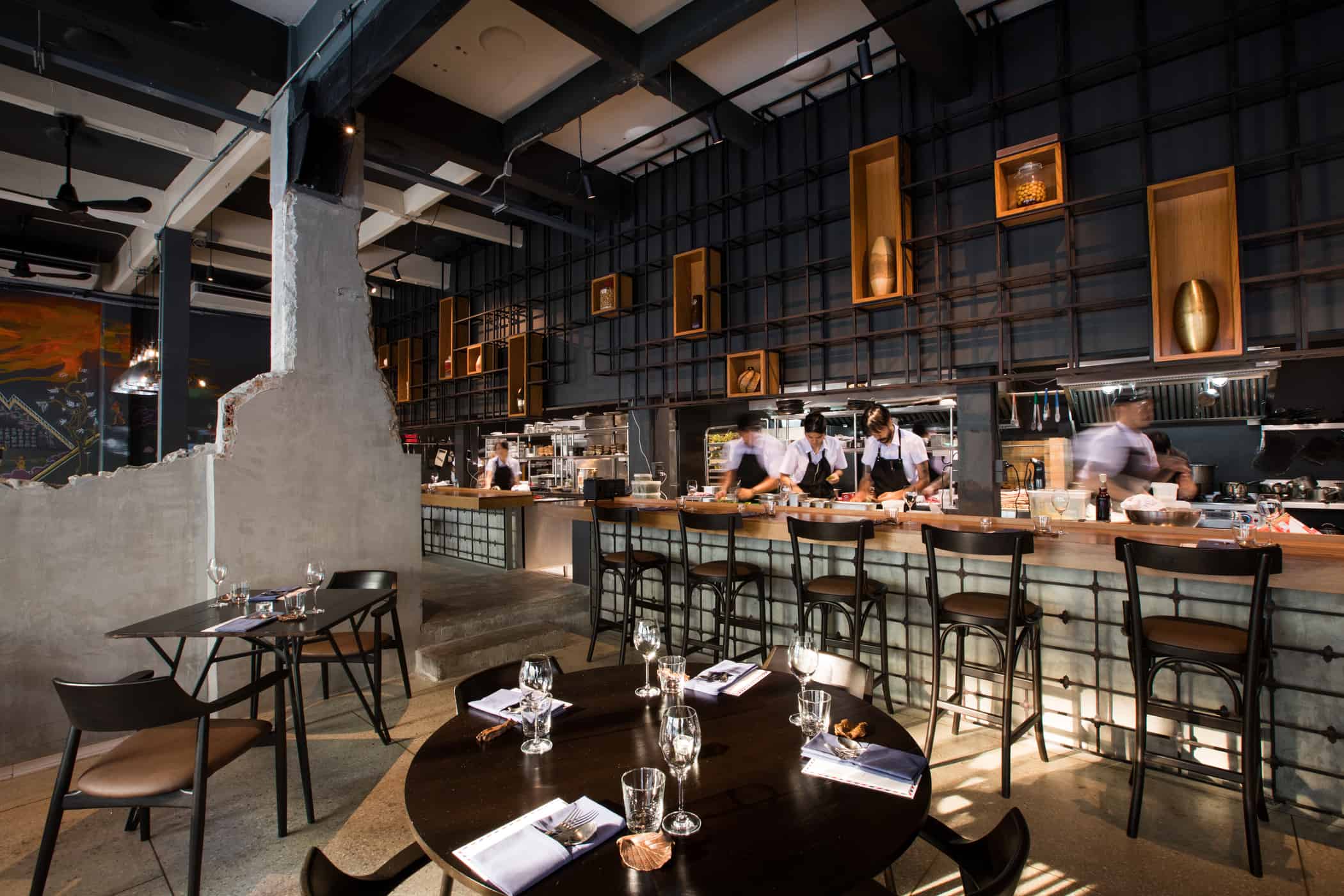 Open kitchen of 80/20 BKK